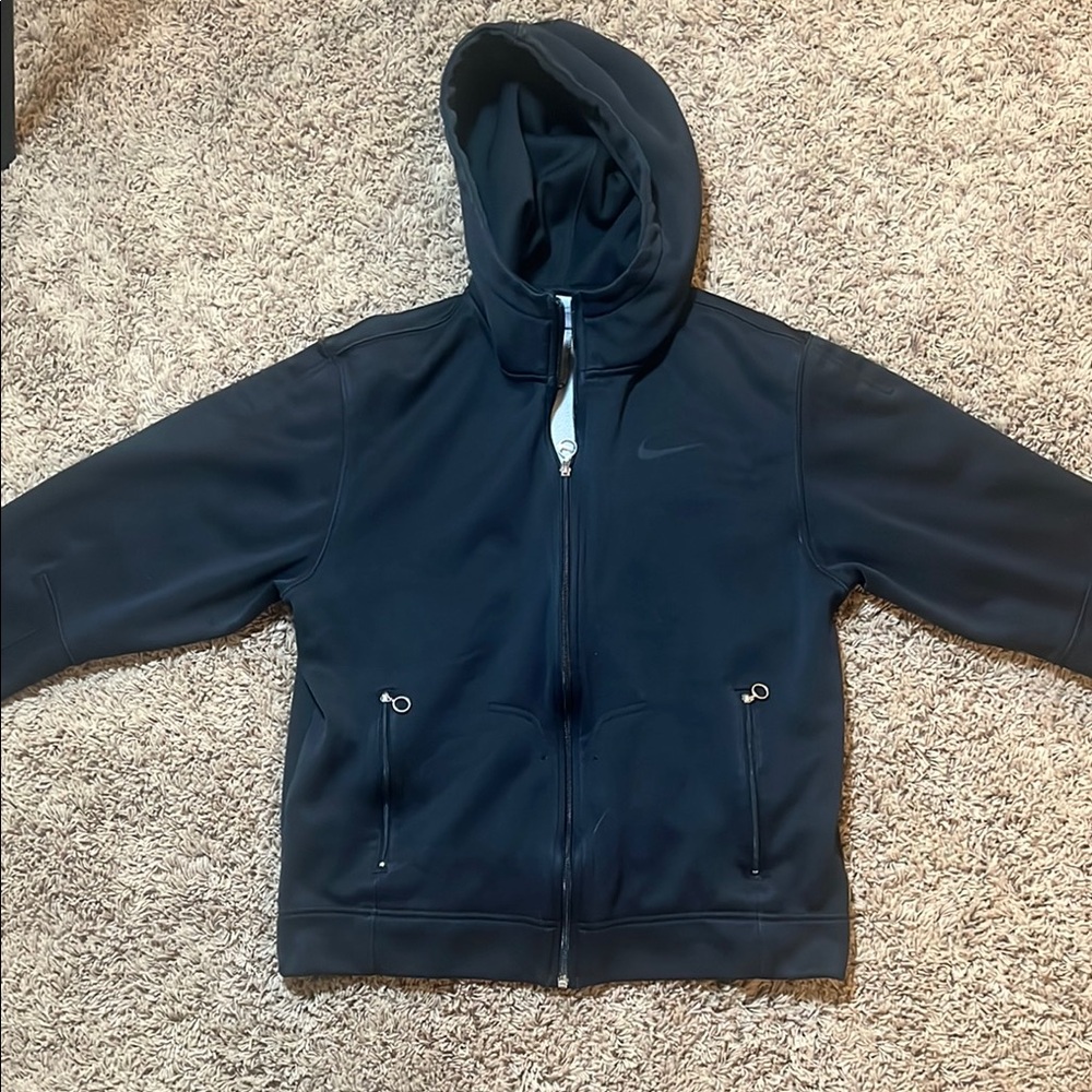 Nike Dri-Fit Women’s Black Zip-Up Hoodie Jacket Size Medium